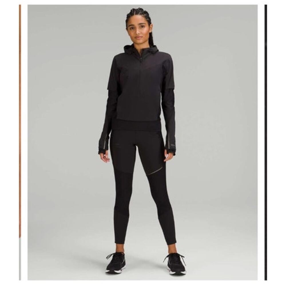 Lululemon SenseKnit Women’s Black Running Leggings Size 8 Athletic Training